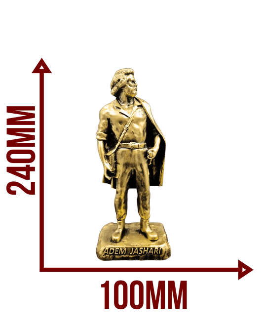 Adem Jashari Statue – Gold - Albanien Shop