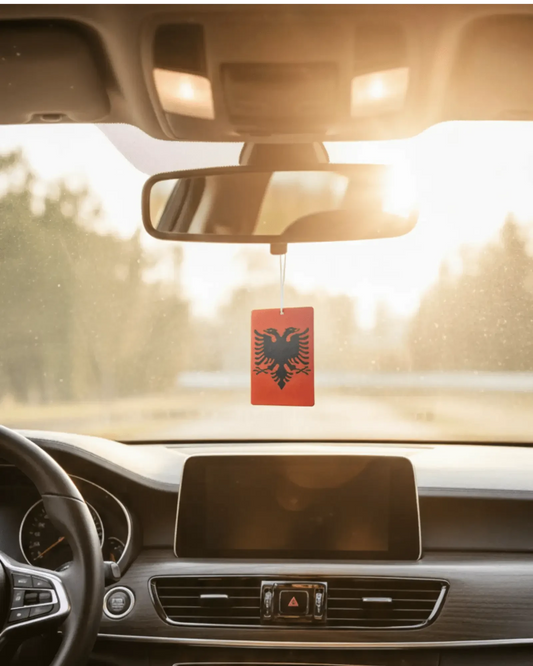 Albanien Flagge Auto - Duftbaum - Albanien Shop