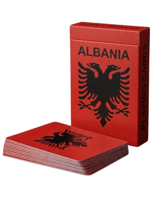 Albanien Playing Cards – Kartendeck 54 Karten | Doppeladler Shqiponja - Albanien Shop