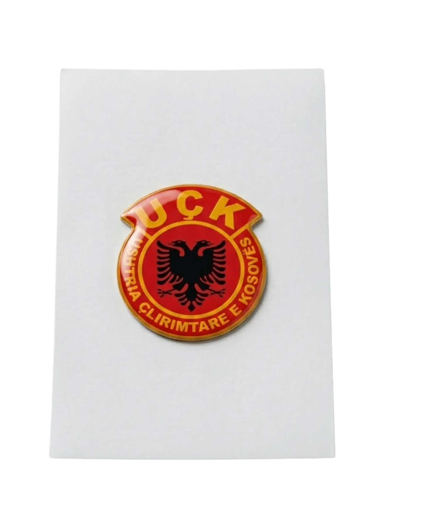 Albanischer Epoxy Sticker 33mm – Klebepad fuer Smartphone | Skenderbeu, Adler, UCK - Albanien Shop