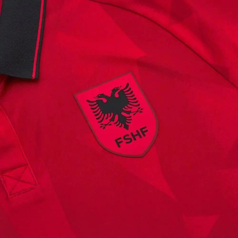 Heimtrikot Albanien FSHF 2023/2024 MACRON Original - Albanien Shop