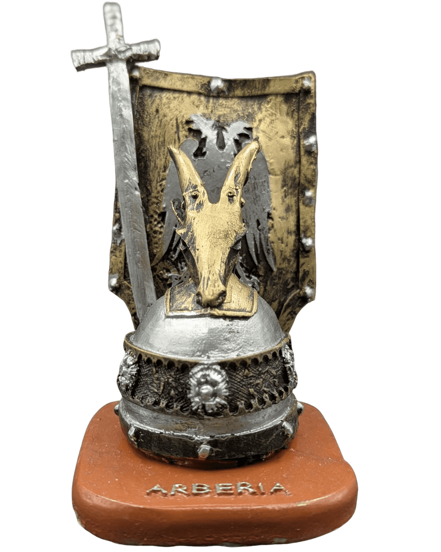 Helm, Schild & Schwert - Skanderbeg Dekoration - Albanien Shop