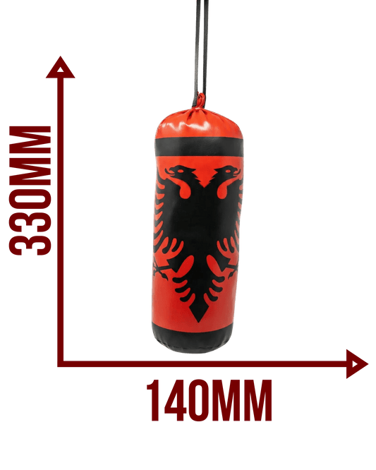 Kinder Box - Set "Kuq e Zi" – Mini Boxsack (33 cm) & Handschuhe - Albanien Shop