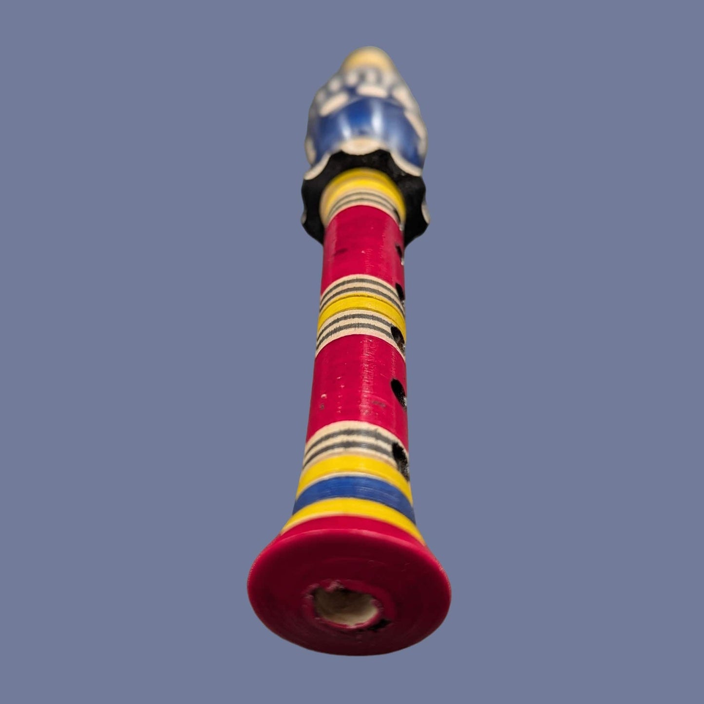 Made in Albania Instrument Traditionelle Balkan Holzflöte Breit
