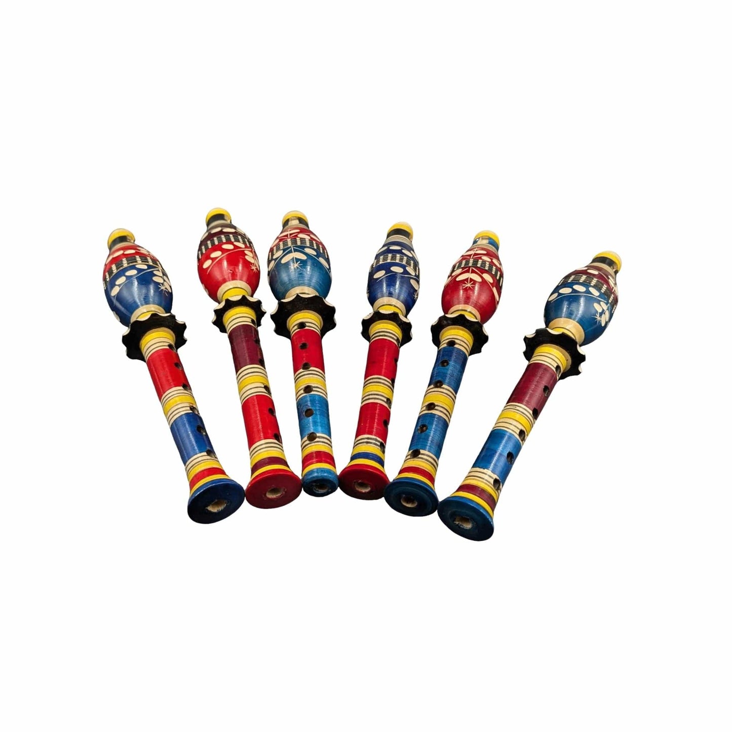 Made in Albania Instrument Traditionelle Balkan Holzflöte Breit