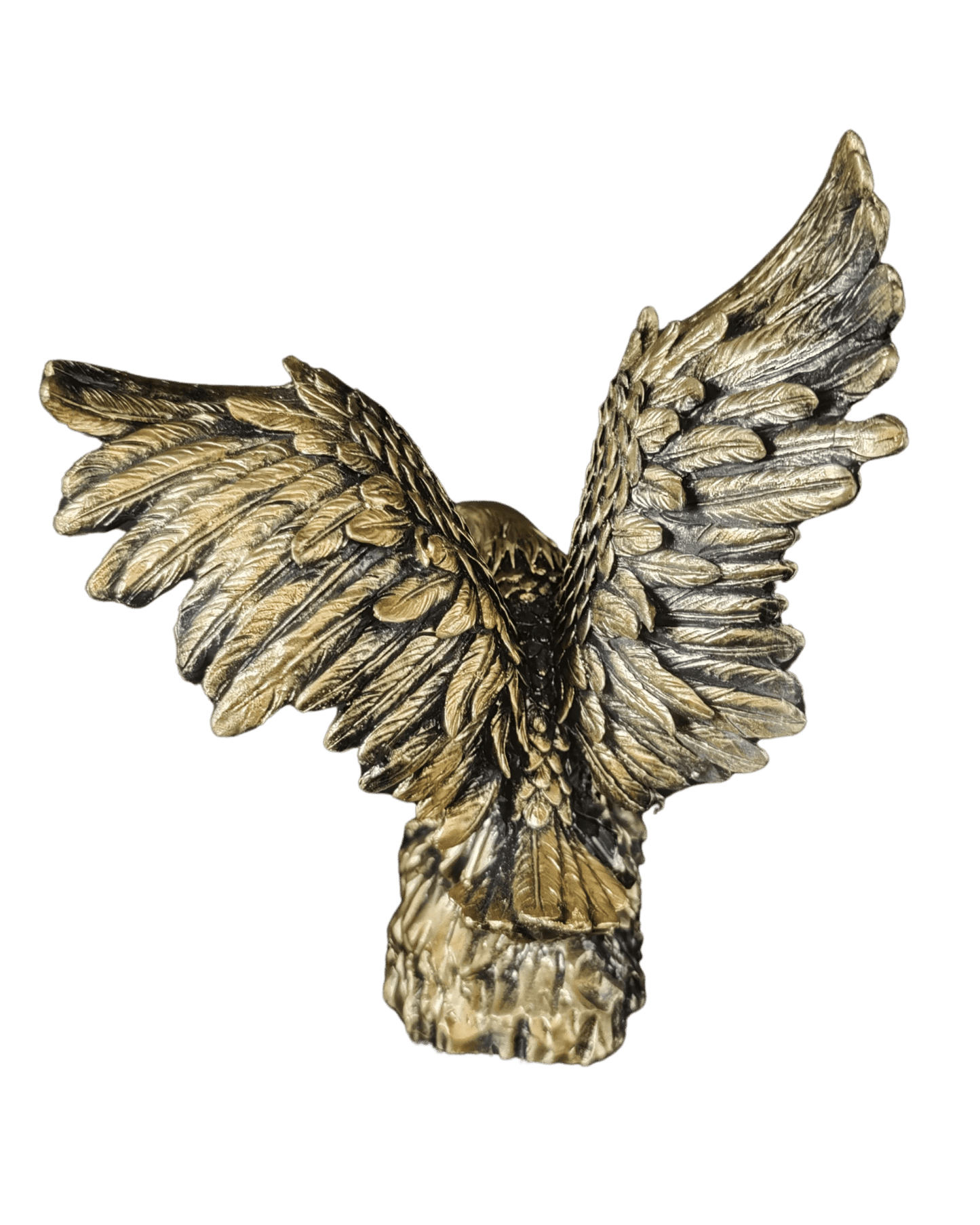 Majestätischer Adler Figur – Gold - Optik - Albanien Shop