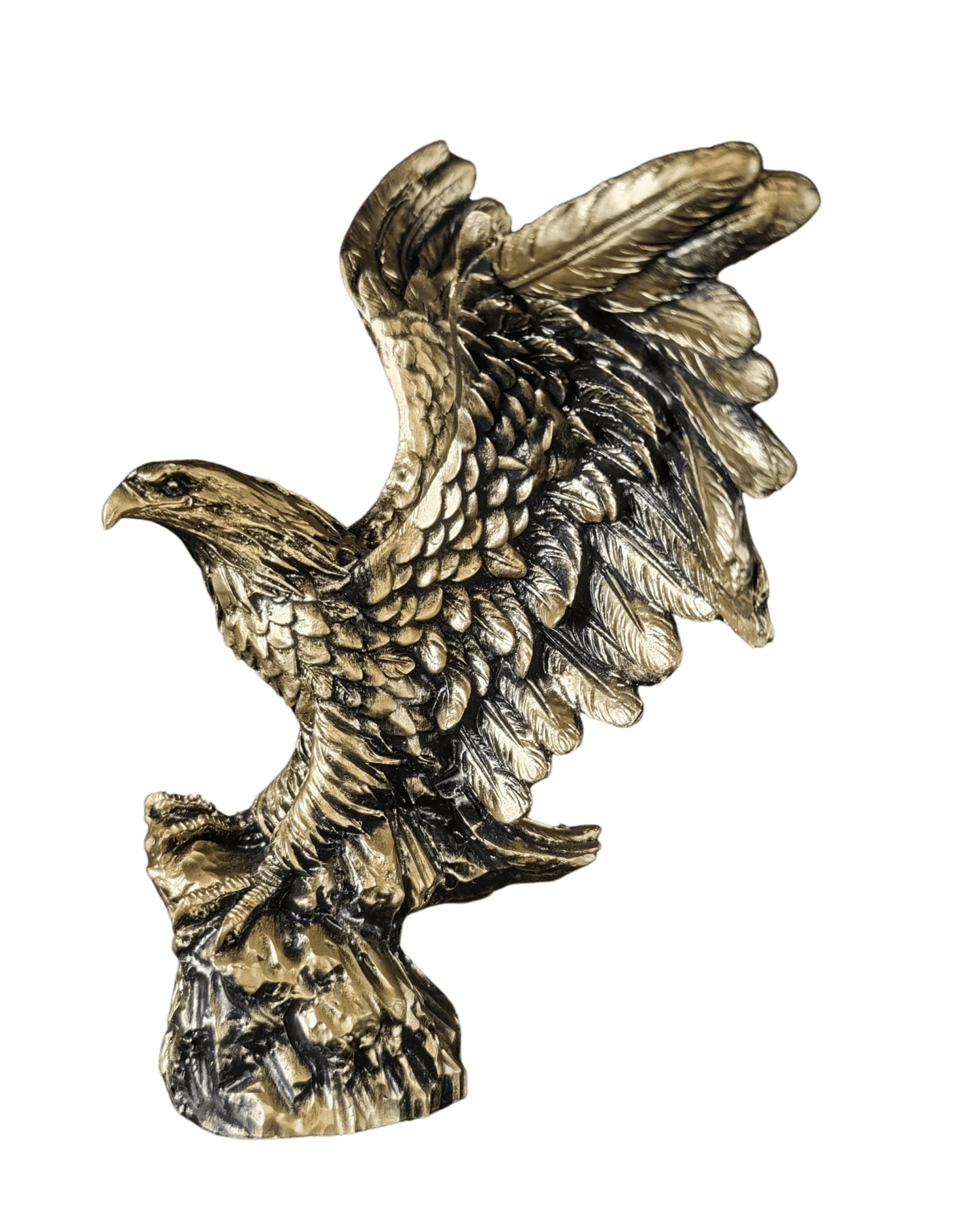 Majestätischer Adler Figur – Gold - Optik - Albanien Shop