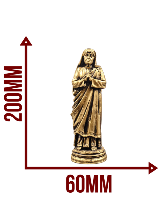 Mutter Teresa Statue – Gold - Albanien Shop