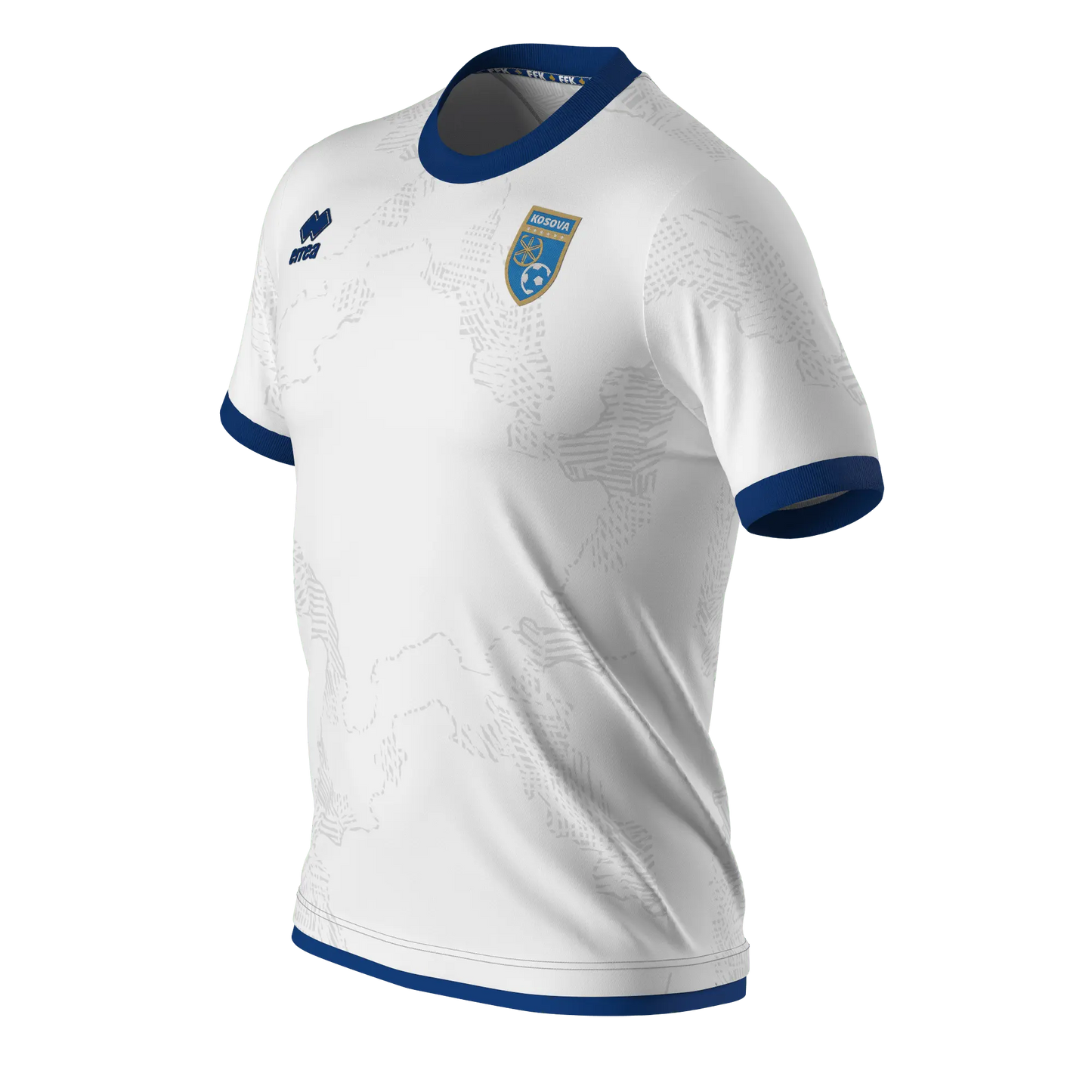 Offizielles Kosovo Trikot AWAY – White Edition (Erreà) | FFK | Dardanët - Albanien Shop