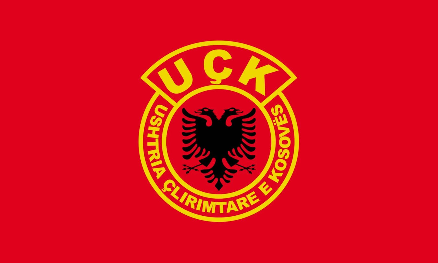 UÇK Flagge Premium 90 x 150 cm - Albanien Shop