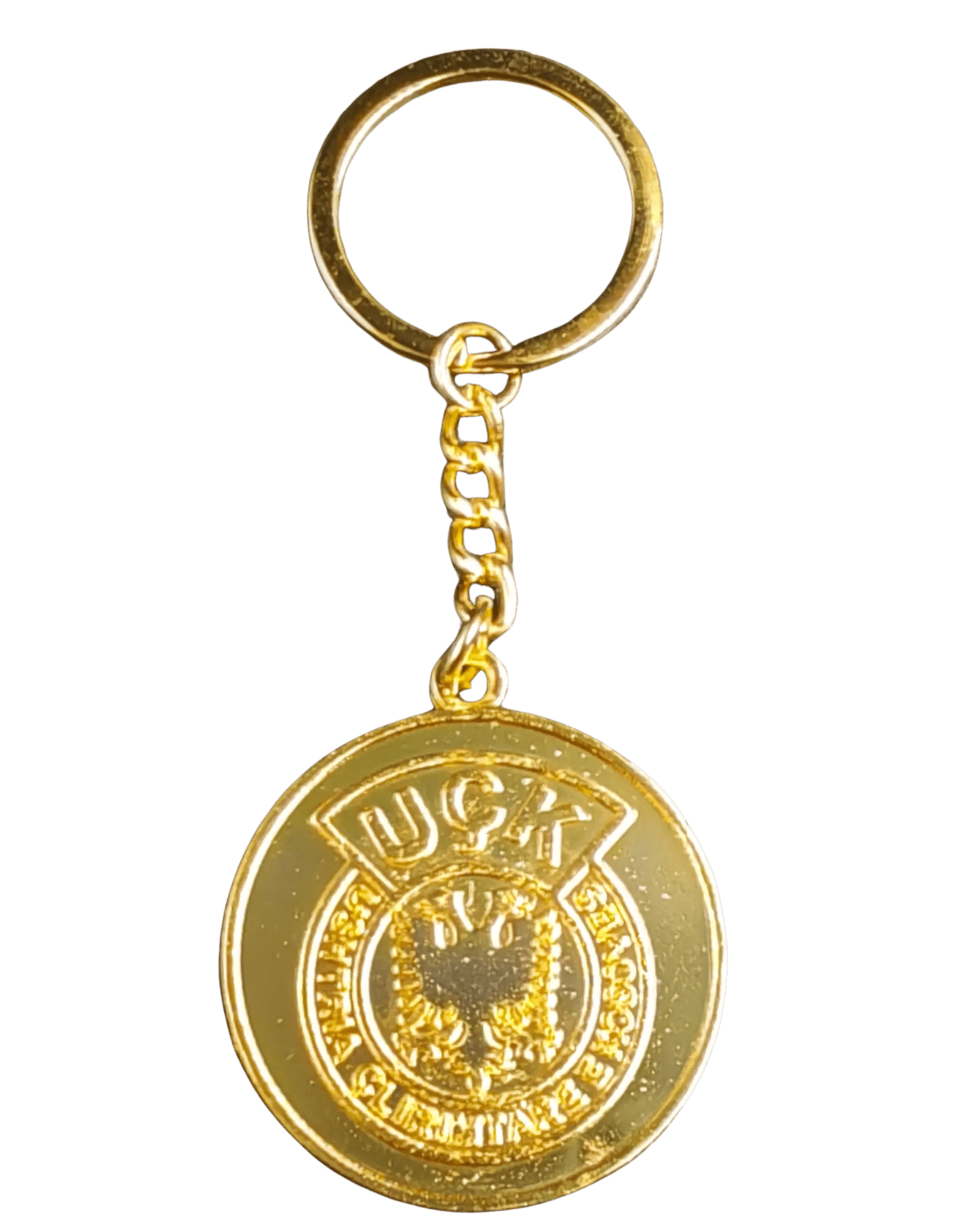UCK Schlüsselanhänger - Adem Jashari - Albanischer Doppeladler - Gold Metall Anhänger - Albanien Shop