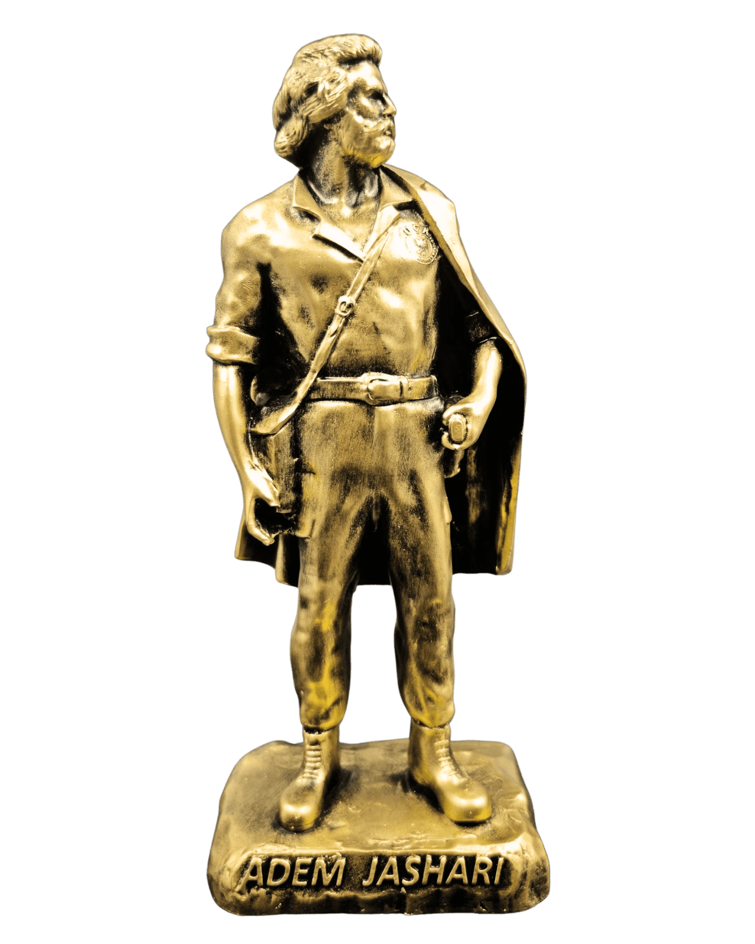 Adem Jashari Statue – Gold - Albanien Shop