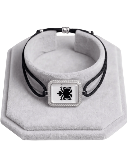 Albanien Armband mit Doppeladler – verstellbares Schmuckband | 4 Varianten - Albanien Shop
