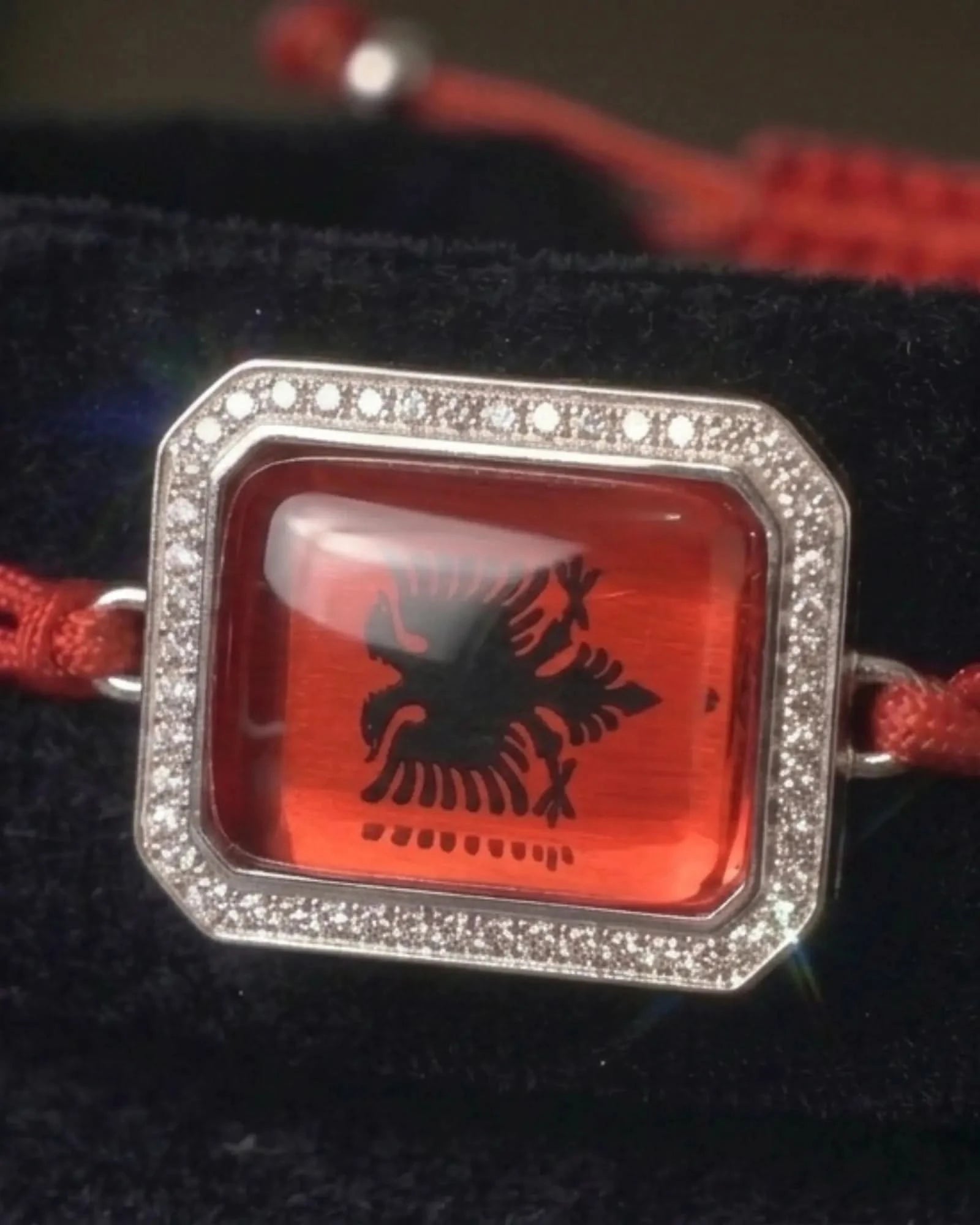 Albanien Armband mit Doppeladler – verstellbares Schmuckband | 4 Varianten - Albanien Shop
