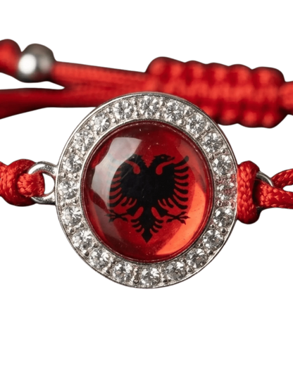 Albanien Armband mit Doppeladler – verstellbares Schmuckband | 4 Varianten - Albanien Shop