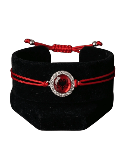 Albanien Armband mit Doppeladler – verstellbares Schmuckband | 4 Varianten - Albanien Shop