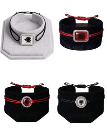 Bracelet Albanie avec aigle bicéphale – Bracelet ajustable | 4 variantes