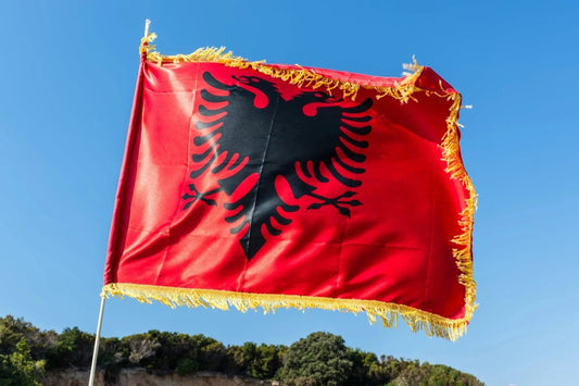 Albanien Flagge XXL Premium 180 x 300 cm - Albanien Shop