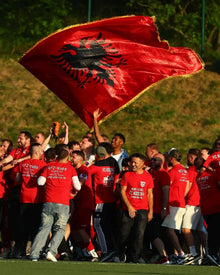 Albanien Flagge XXL Premium 180 x 300 cm