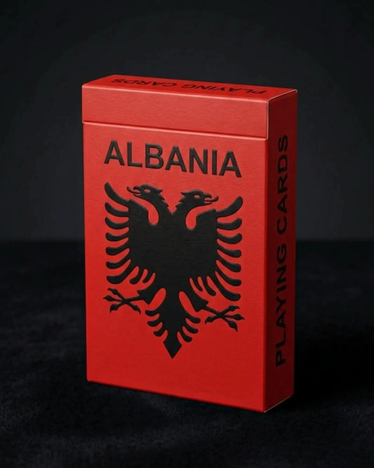 Albanien Playing Cards – Kartendeck 54 Karten | Doppeladler Shqiponja - Albanien Shop