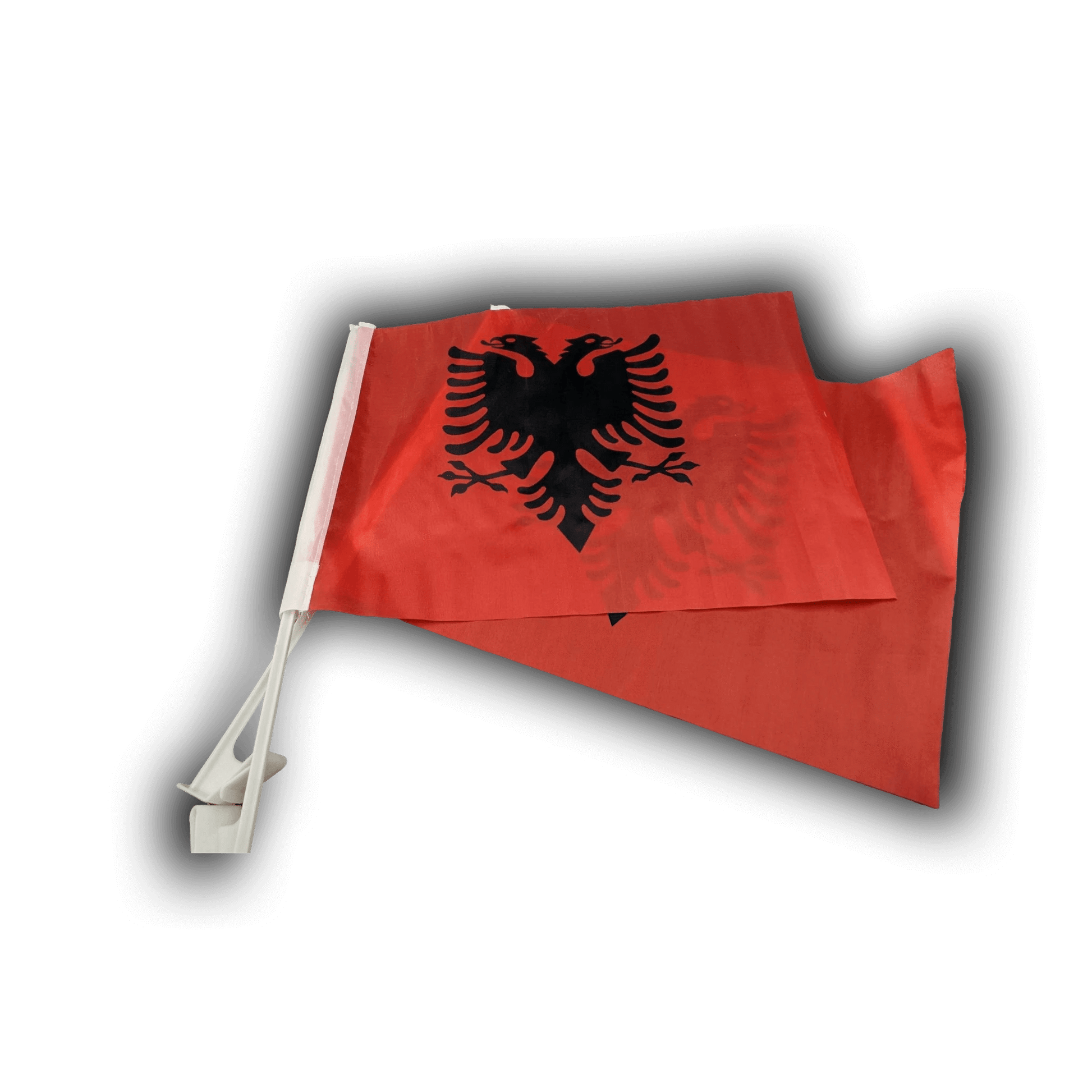Albanische Autofahnen (2er - Set, 30x40 cm) - Albanien Shop