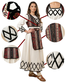 Albanische Tracht 5-teilig - Gjakova