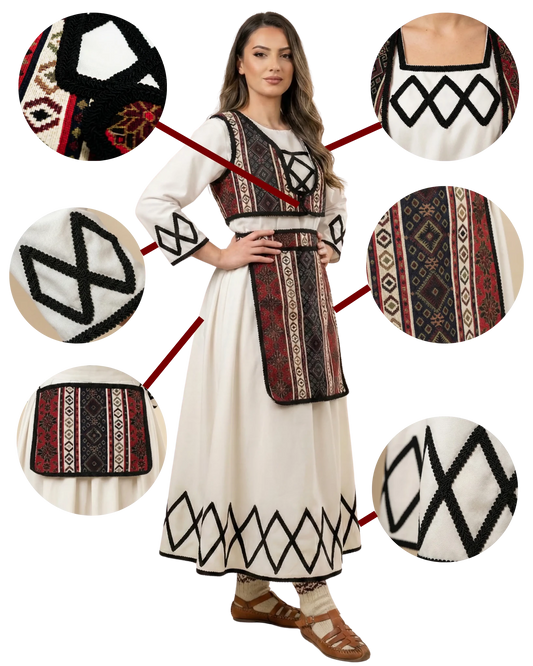 Albanische Tracht 5 - teilig - Gjakova - Albanien Shop