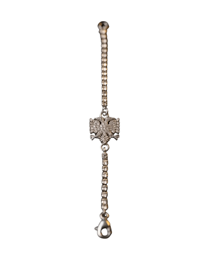 Albanisches Adler - Armband – Shqiponja | Gold, Silber & Kristall - Albanien Shop