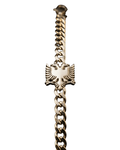 Albanisches Adler - Armband – Shqiponja | Gold, Silber & Kristall - Albanien Shop