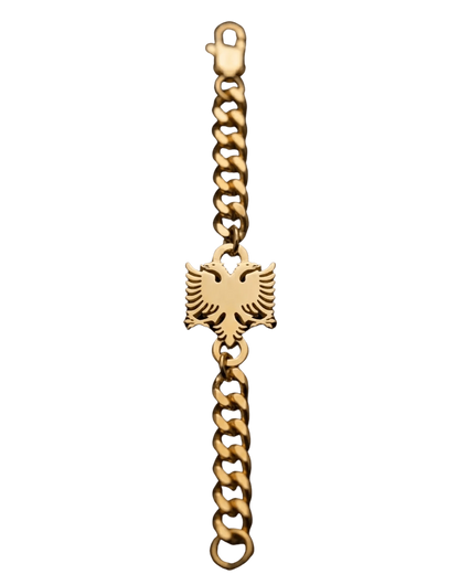 Albanisches Adler - Armband – Shqiponja | Gold, Silber & Kristall - Albanien Shop