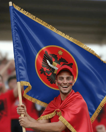 Dardania Flagge Premium 90 x 150 cm - Albanien Shop