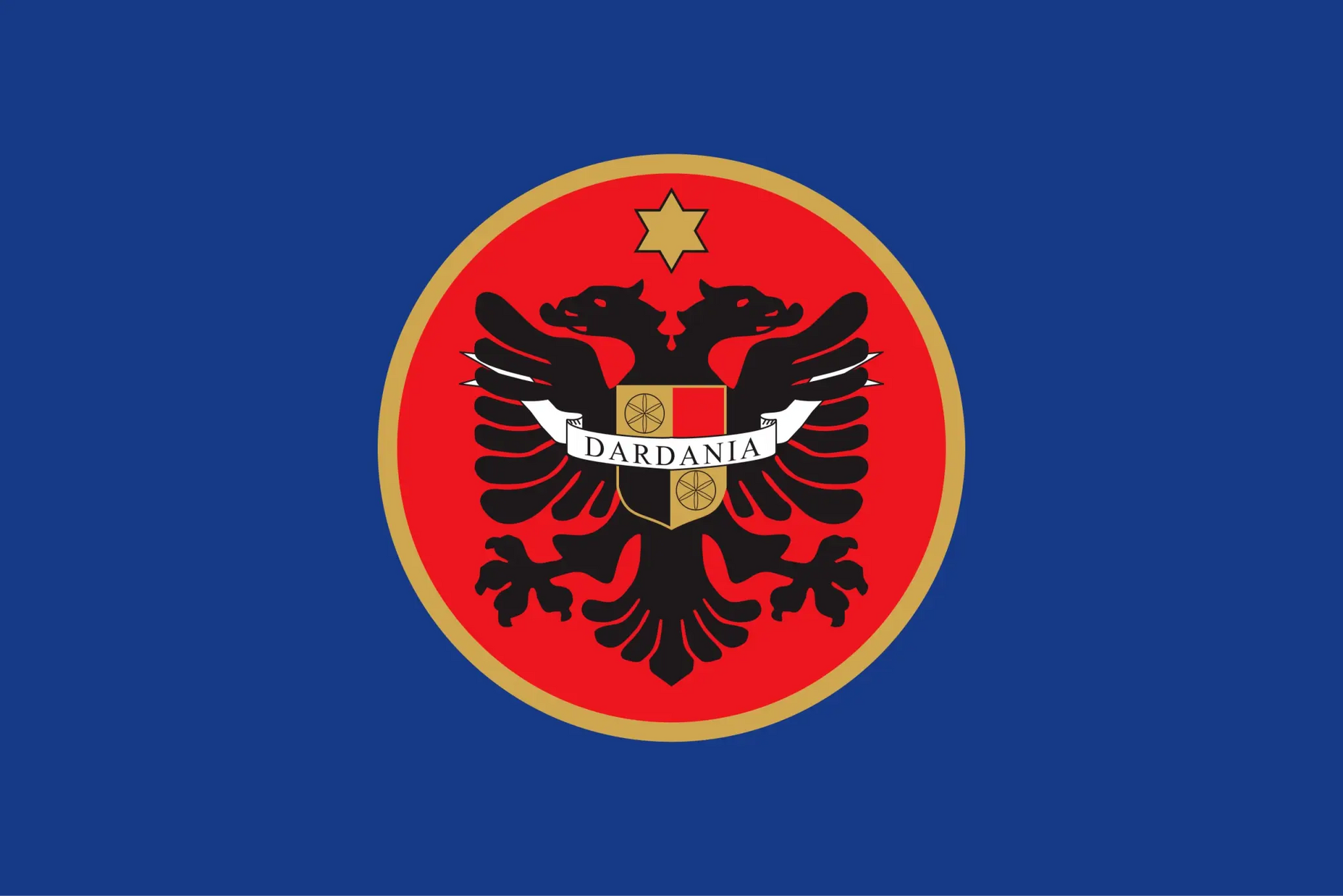 Dardania Flagge Premium 90 x 150 cm - Albanien Shop