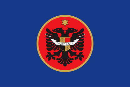Dardania Flagge Premium 90 x 150 cm - Albanien Shop