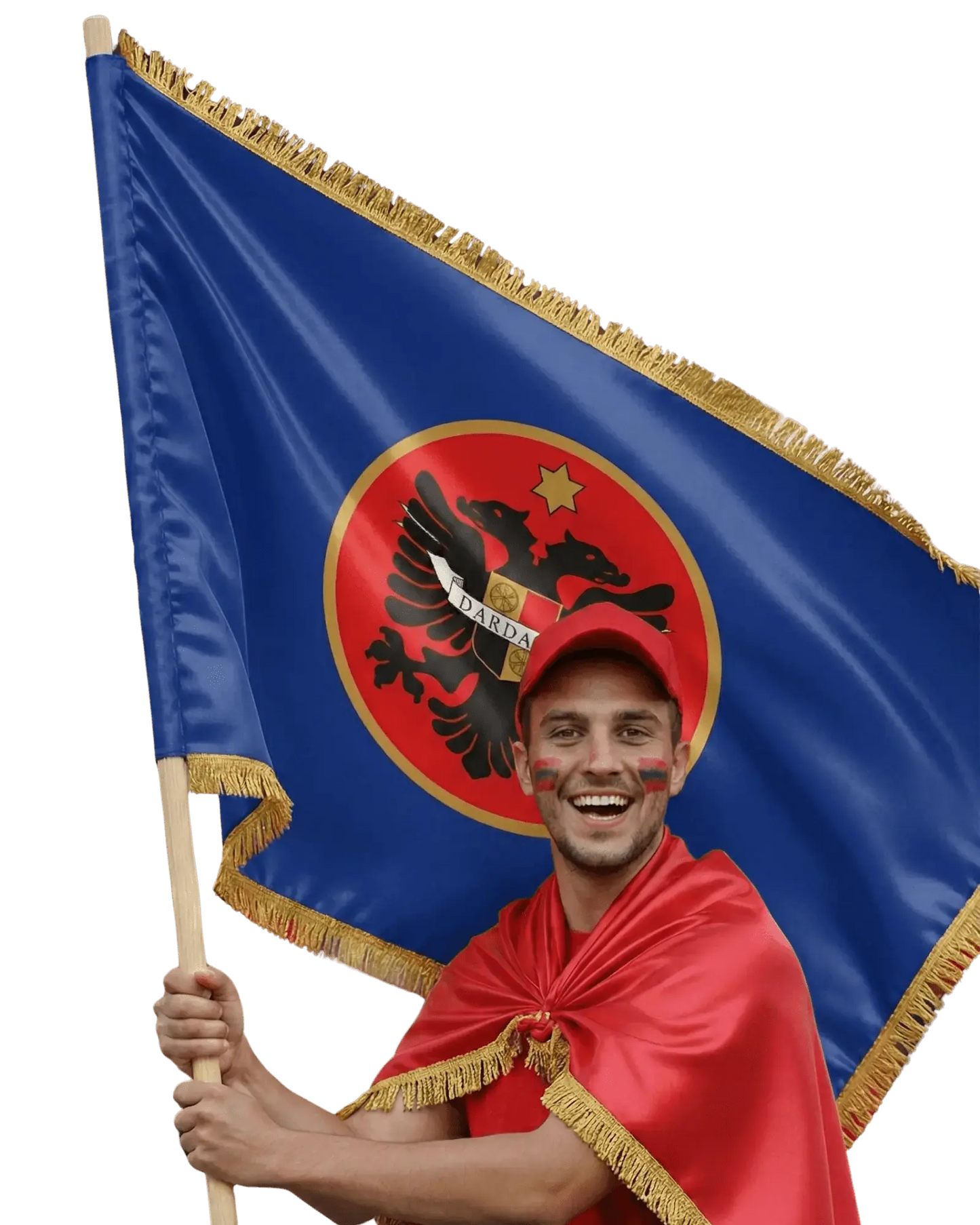 Dardania Flagge Premium 90 x 150 cm - Albanien Shop
