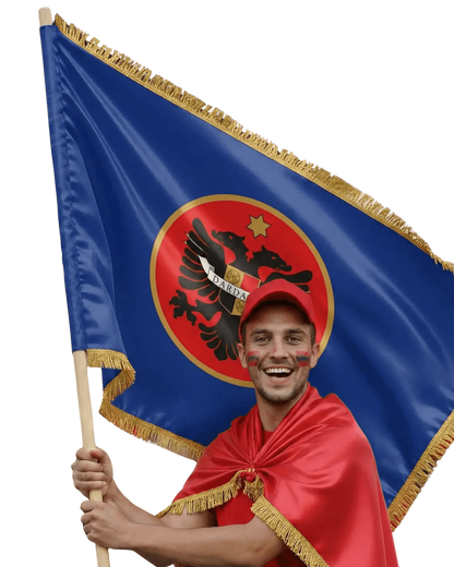 Dardania Flagge Premium 90 x 150 cm - Albanien Shop