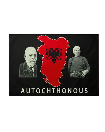 Großalbanien Autochthonous Flagge Standard 90 x 150 cm - Albanien Shop