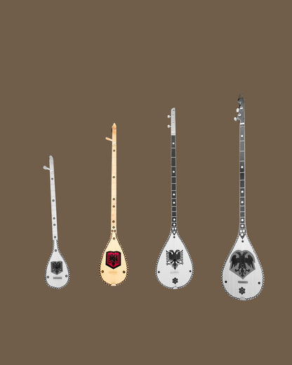 Handgefertigte Qifteli, perfekt für traditionelle Musik (M, ca. 80 cm) - Albanien Shop