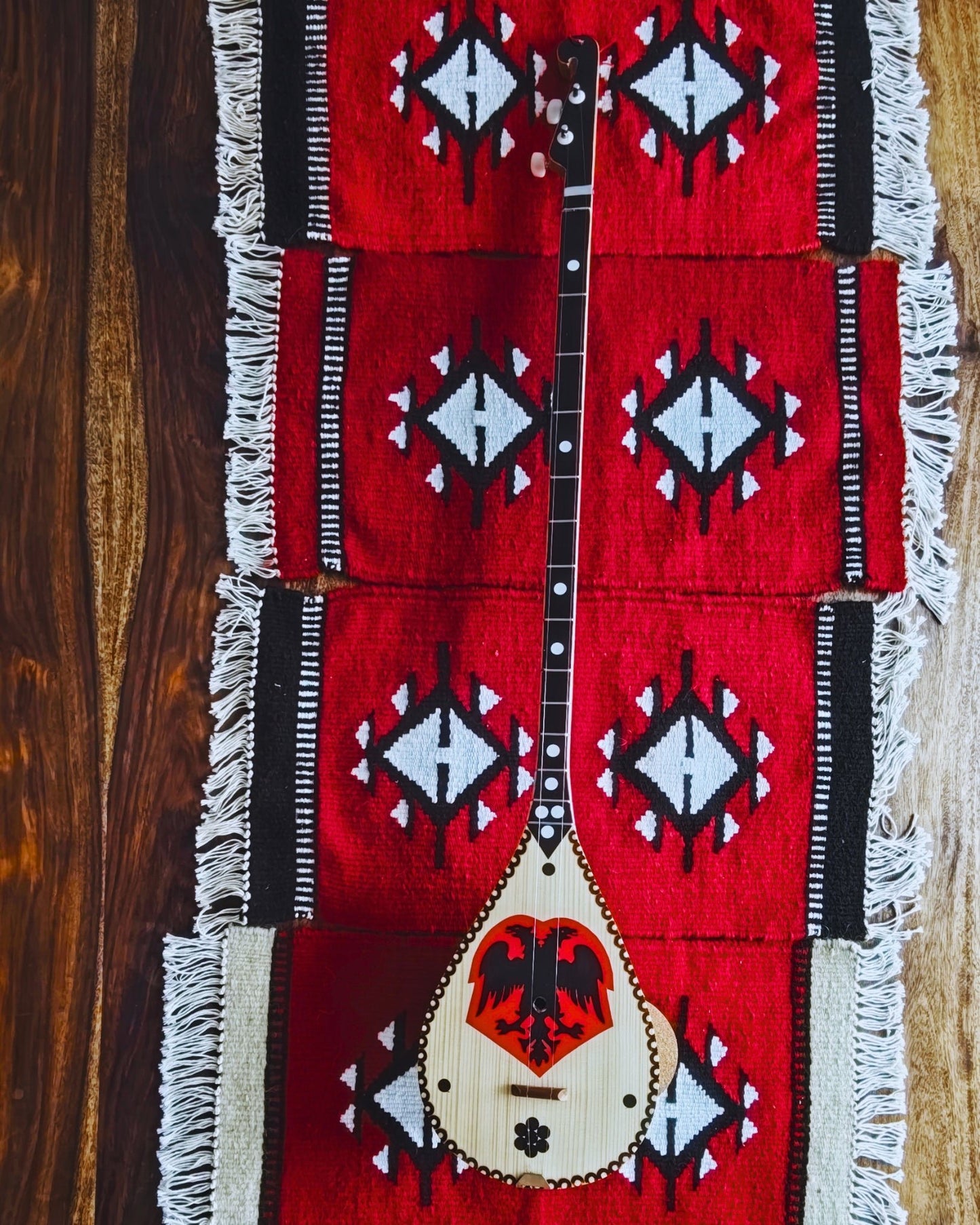 Handgefertigte Qifteli, perfekt für traditionelle Musik (XL, ca. 100 cm) - Albanien Shop