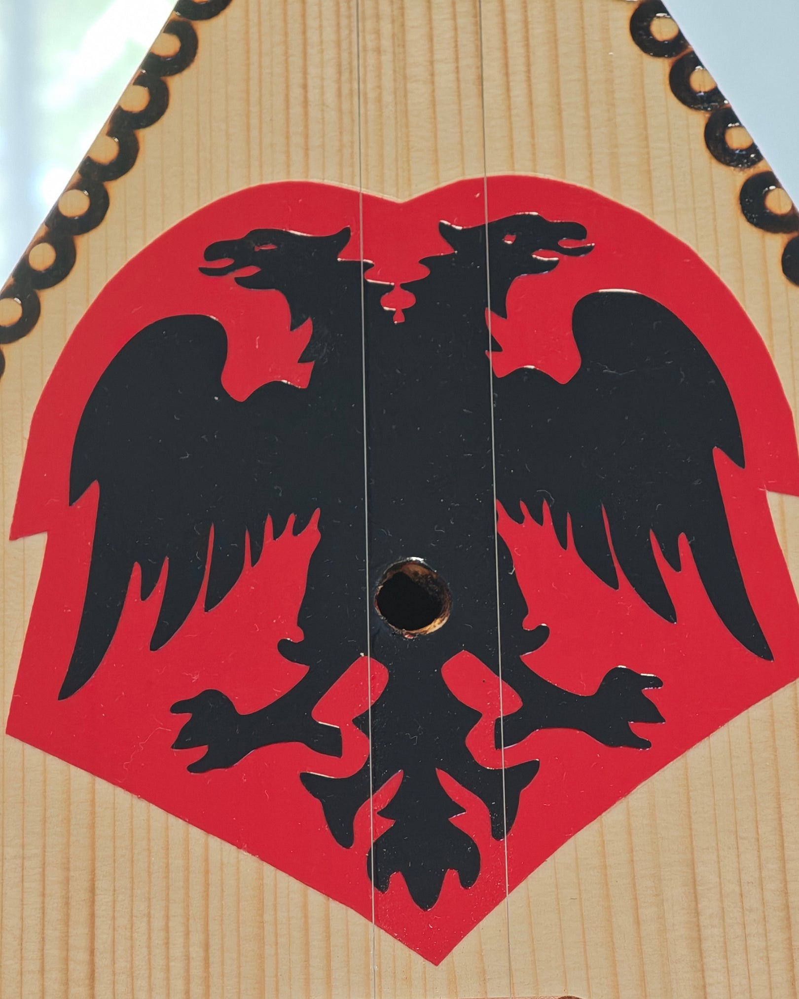 Handgefertigte Qifteli, perfekt für traditionelle Musik (XL, ca. 100 cm) - Albanien Shop