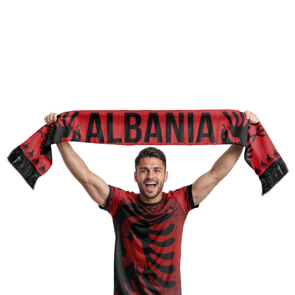 Illyrian Eagle Schal Fanschal "Albania" Schal Albanien