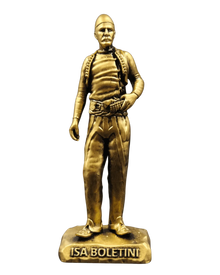 Statue Isa Boletini – Buste doré