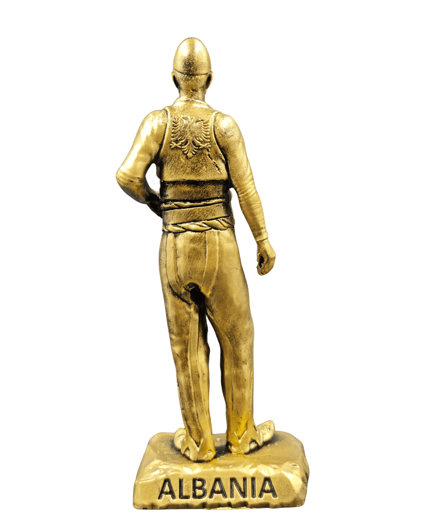Isa Boletini Statue – Gold - Albanien Shop