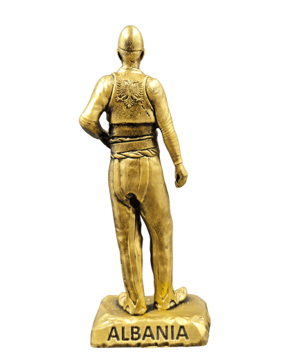 Isa Boletini Statue – Gold - Albanien Shop