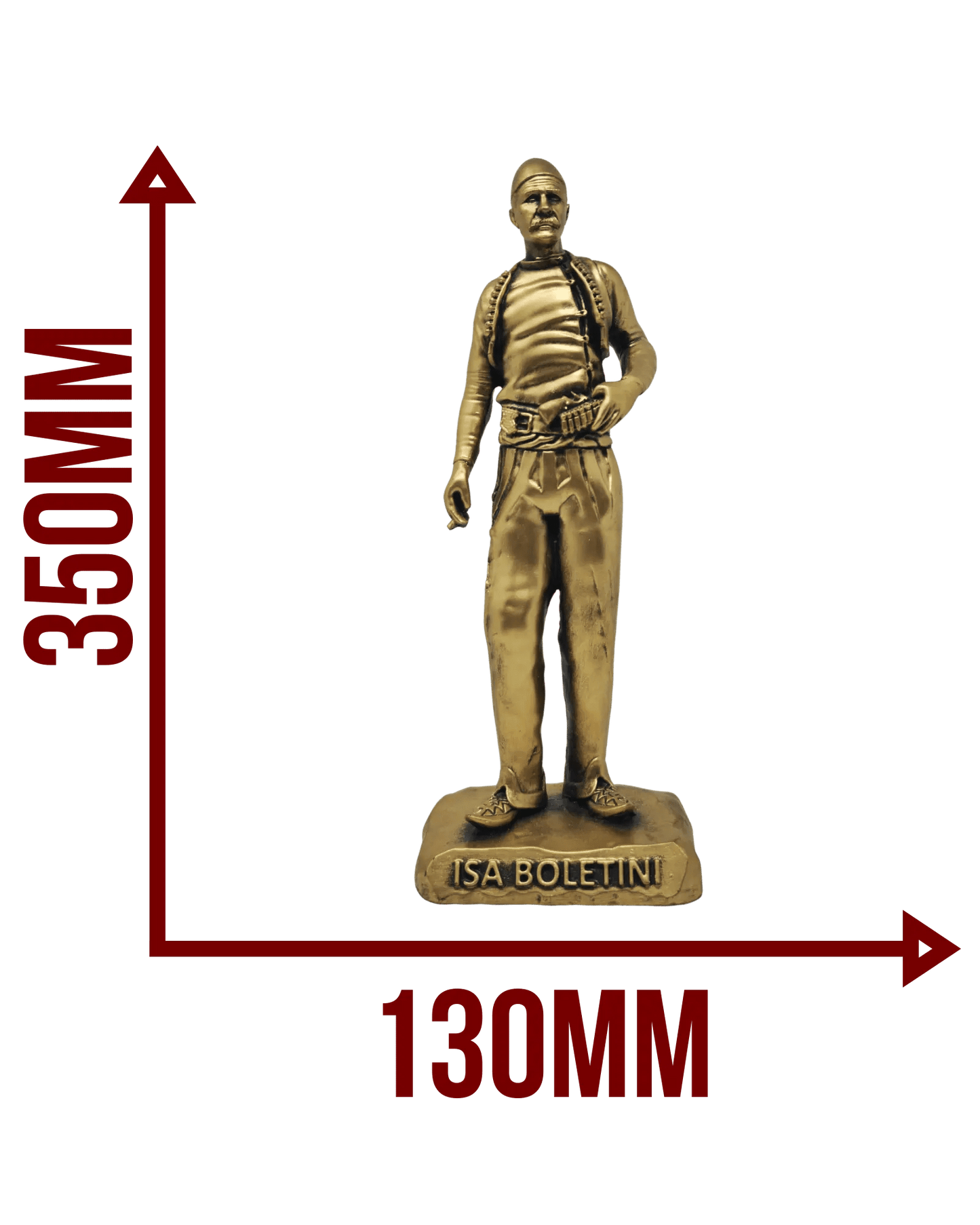 Isa Boletini Statue XL 350mm - Albanien Shop