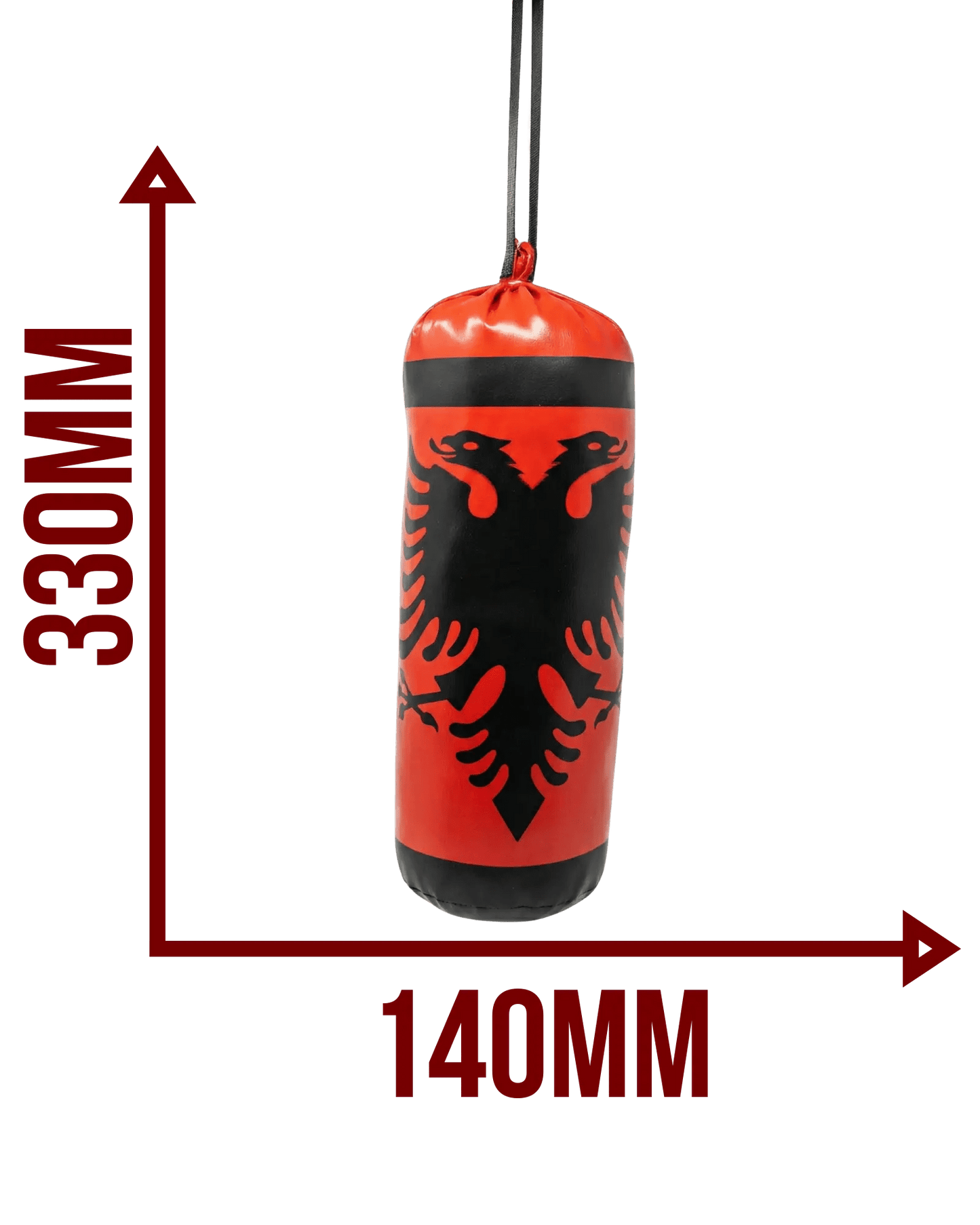 Kinder Box - Set "Kuq e Zi" – Mini Boxsack (33 cm) & Handschuhe - Albanien Shop