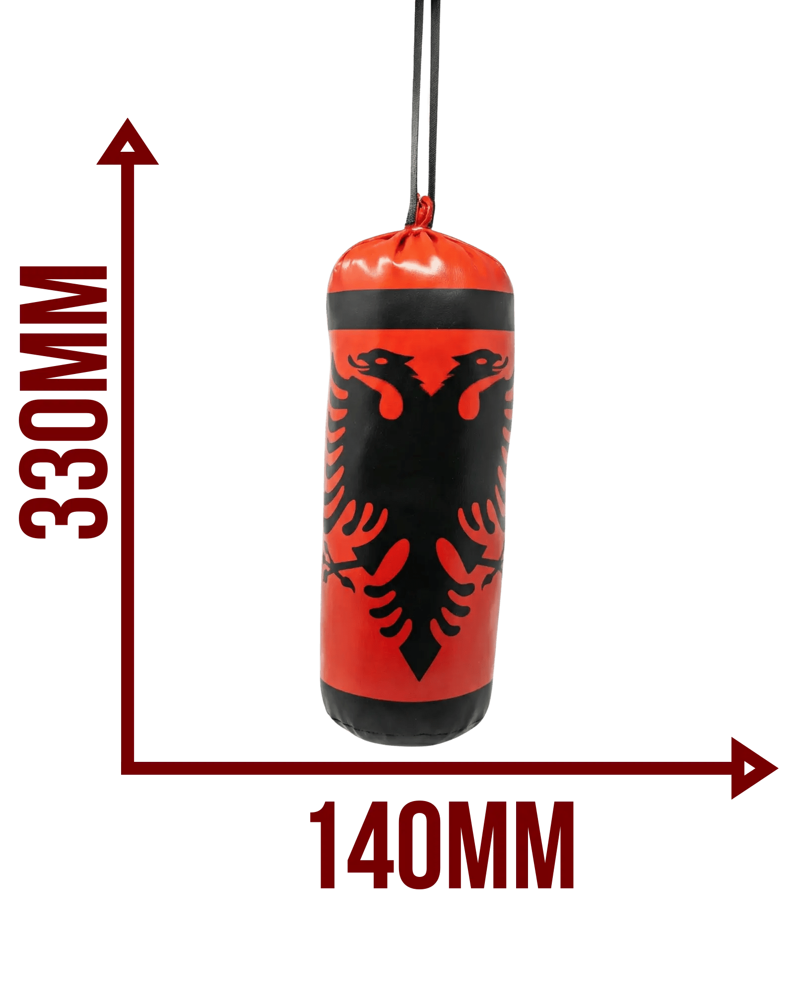 Kinder Box - Set "Kuq e Zi" – Mini Boxsack (33 cm) & Handschuhe - Albanien Shop