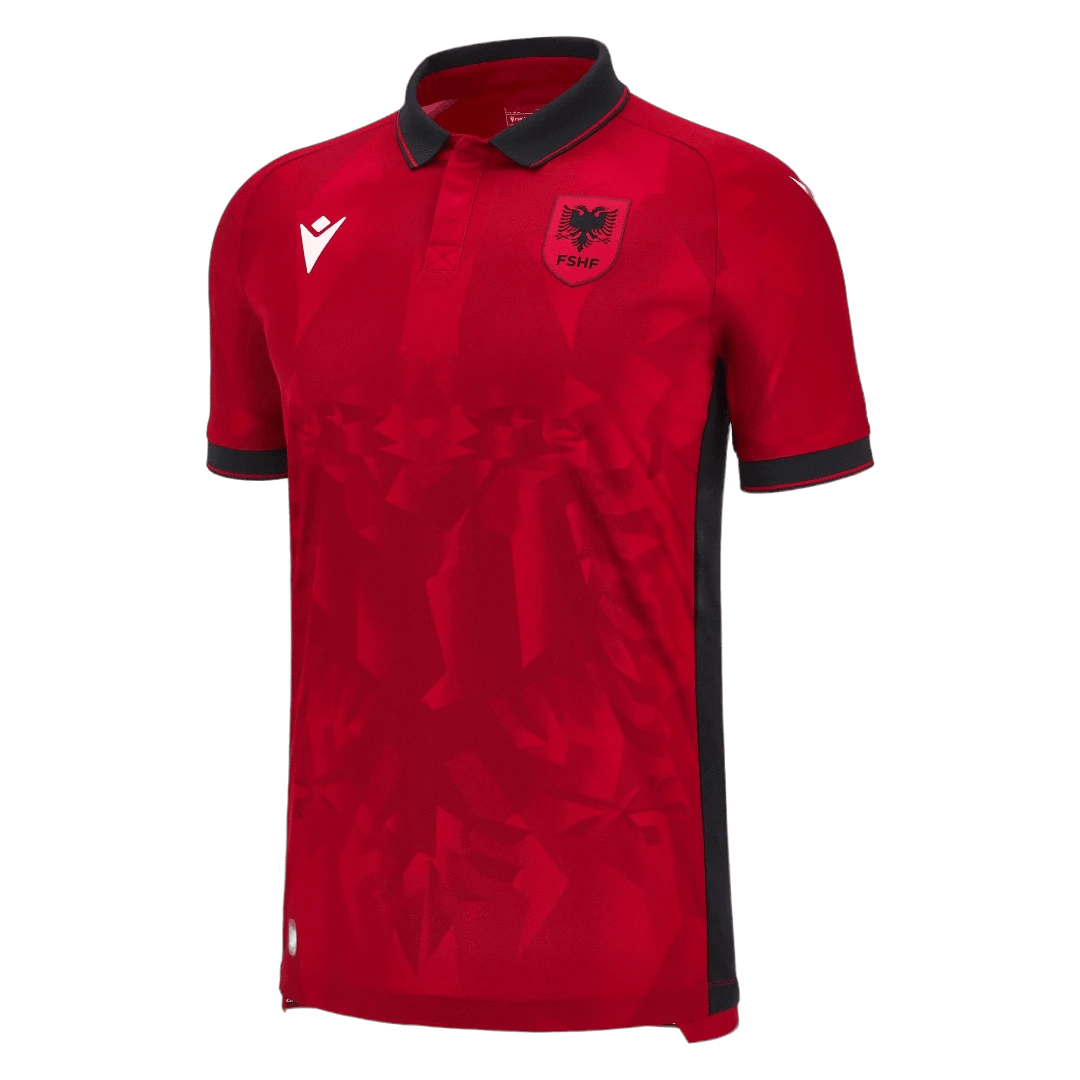 Kinder Heimtrikot Albanien FSHF 2023/2024 MACRON Original - Albanien Shop