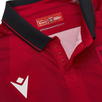 Kinder Heimtrikot Albanien FSHF 2023/2024 MACRON Original - Albanien Shop