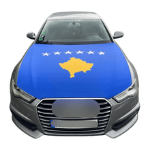 Drapeau de capot Kosovo tissu flexible