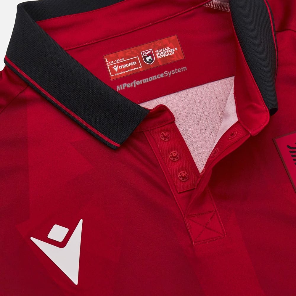 Macron T-Shirts Heimtrikot Albanien FSHF 2023/2024 MACRON Original